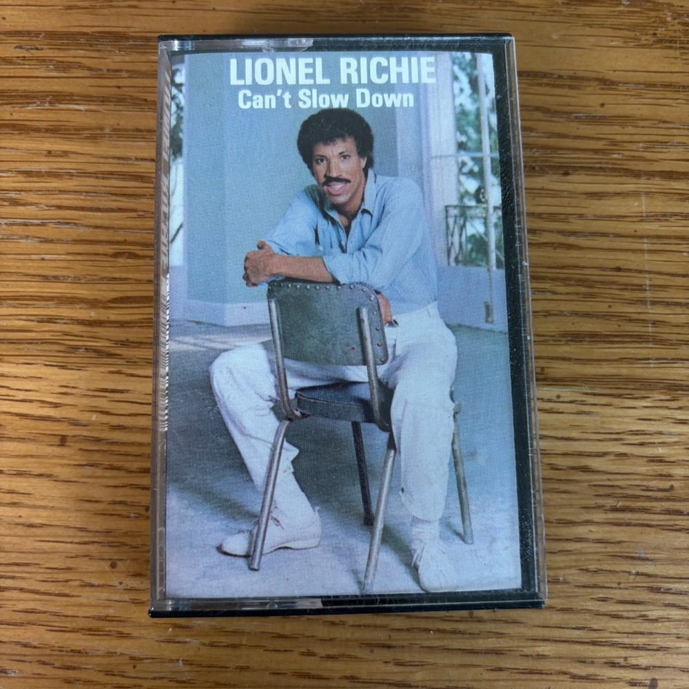 Lionel Richie Can't Slow Down Cassette Tape 1983 Motown All Night Long
